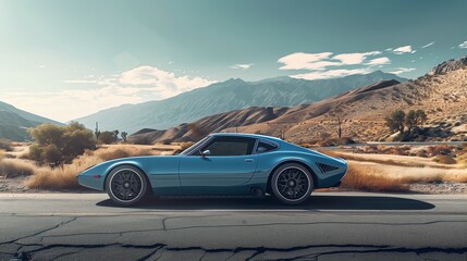 Fototapeta premium The Enduring Appeal of Nostalgia in Automobiles