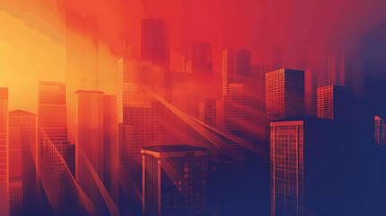 Obraz premium business and technology background