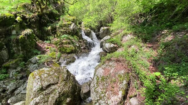 Cascade d&rsquo;Orgon dans les C&eacute;vennes, Occitanie