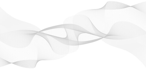 Abstract flow wave lines background. Curved wavy line, smooth stripe