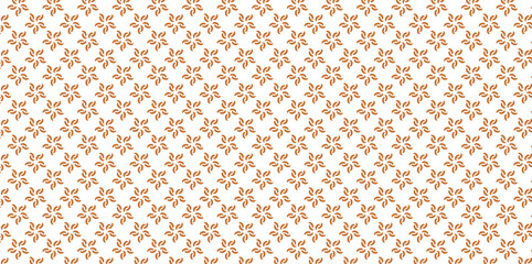 Golden vector floral seamless pattern. Abstract luxury geometric ornamental texture with small flower silhouettes. Gold and white simple ornament in oriental style.	
