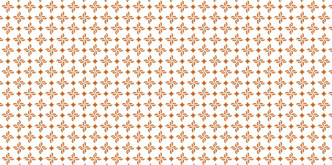 Golden vector floral seamless pattern. Abstract luxury geometric ornamental texture with small flower silhouettes. Gold and white simple ornament in oriental style.	
