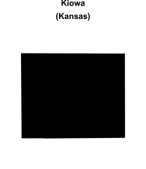 Kiowa County (Kansas) blank outline map