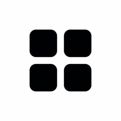 grid front end square icon