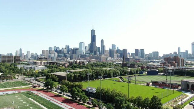 City of Chicago Aerial View