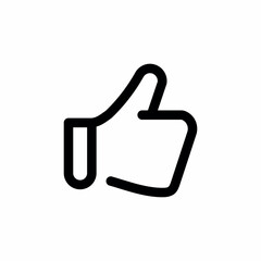 like finger thumbs up icon