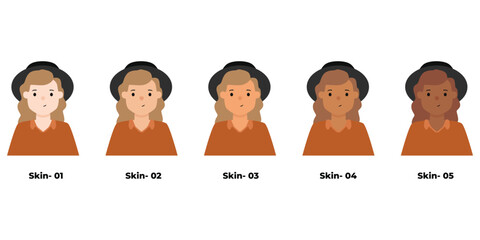 People Avatar Long Hair Man