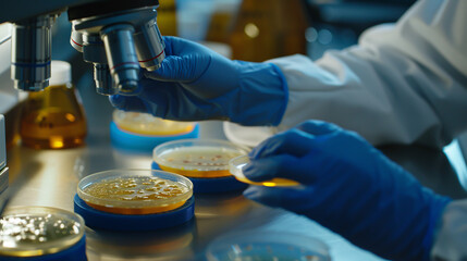 scientist working in laboratory