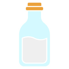 bottle of milk illustration