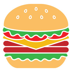 burger food cartoon