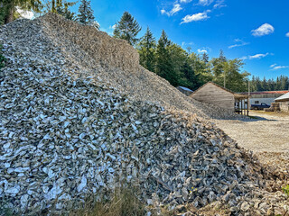 Mountain Of Oyster Shells