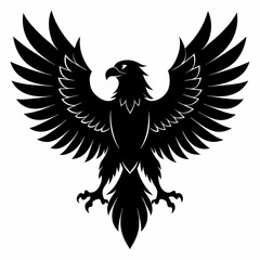 Eagle black silhouette