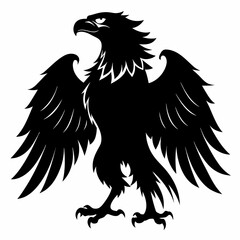 Eagle black silhouette