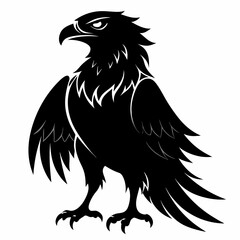 Eagle black silhouette