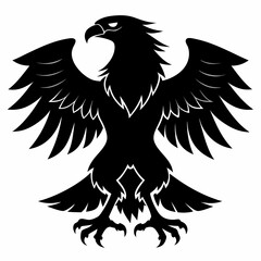 Eagle black silhouette