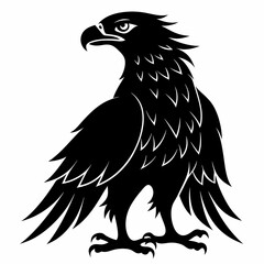 Eagle black silhouette