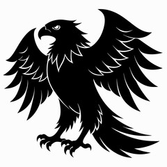 Eagle black silhouette