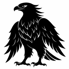 Eagle black silhouette
