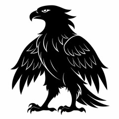 Eagle black silhouette