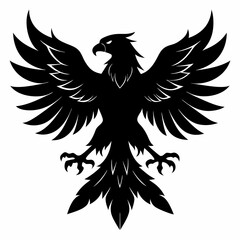 Eagle black silhouette
