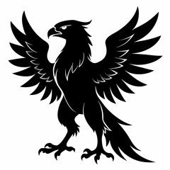 Eagle black silhouette