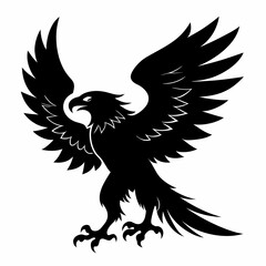 Eagle black silhouette