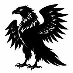 Eagle black silhouette