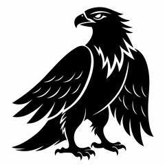 Eagle black silhouette