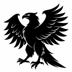 Eagle black silhouette