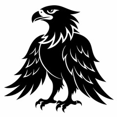 Eagle black silhouette