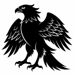 Eagle black silhouette