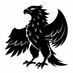 Eagle black silhouette