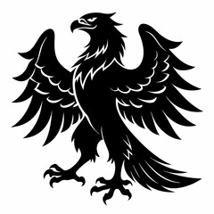 Eagle black silhouette