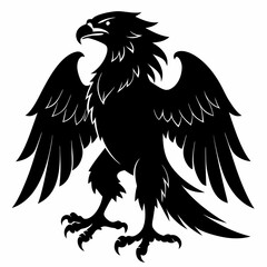 Eagle black silhouette