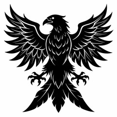 Eagle black silhouette