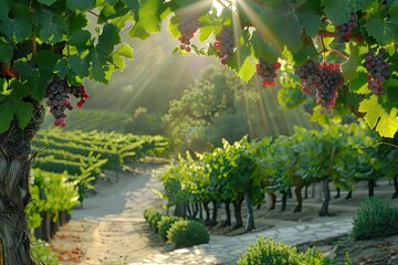 Sunlight Through The Vines