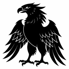 Eagle black silhouette
