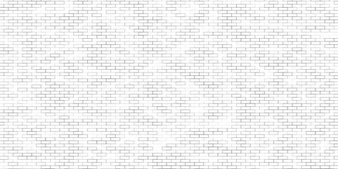 Brick wall pattern in white and grey colors