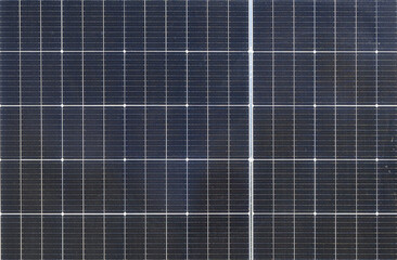 Detailed shot of a solar panel
