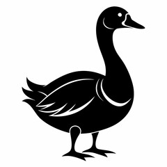 Goose black silhouette
