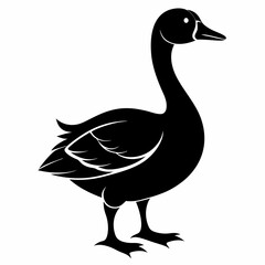 Goose black silhouette