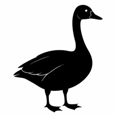 Goose black silhouette