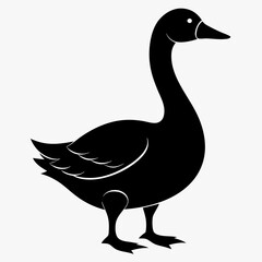 Goose black silhouette