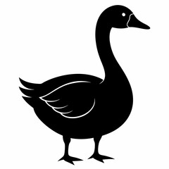 Goose black silhouette