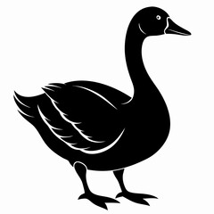 Goose black silhouette