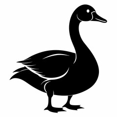 Goose black silhouette