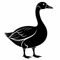 Goose black silhouette