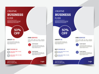 Creative Business Flyer Templates design ,corporate leaflet vector Design 