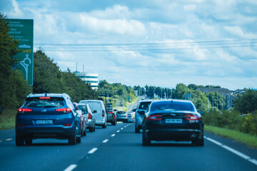 Fototapeta premium Galway, Ireland - Scenery on the road