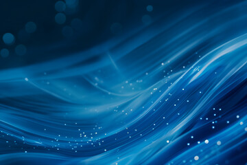 Obraz premium Abstract Ethereal Smoke and Particles in Blue Hues